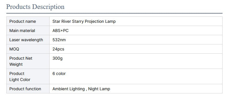 Projecteur d'étoiles