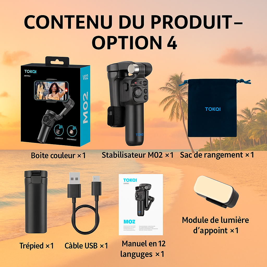 Stabilisateur de téléphone M02