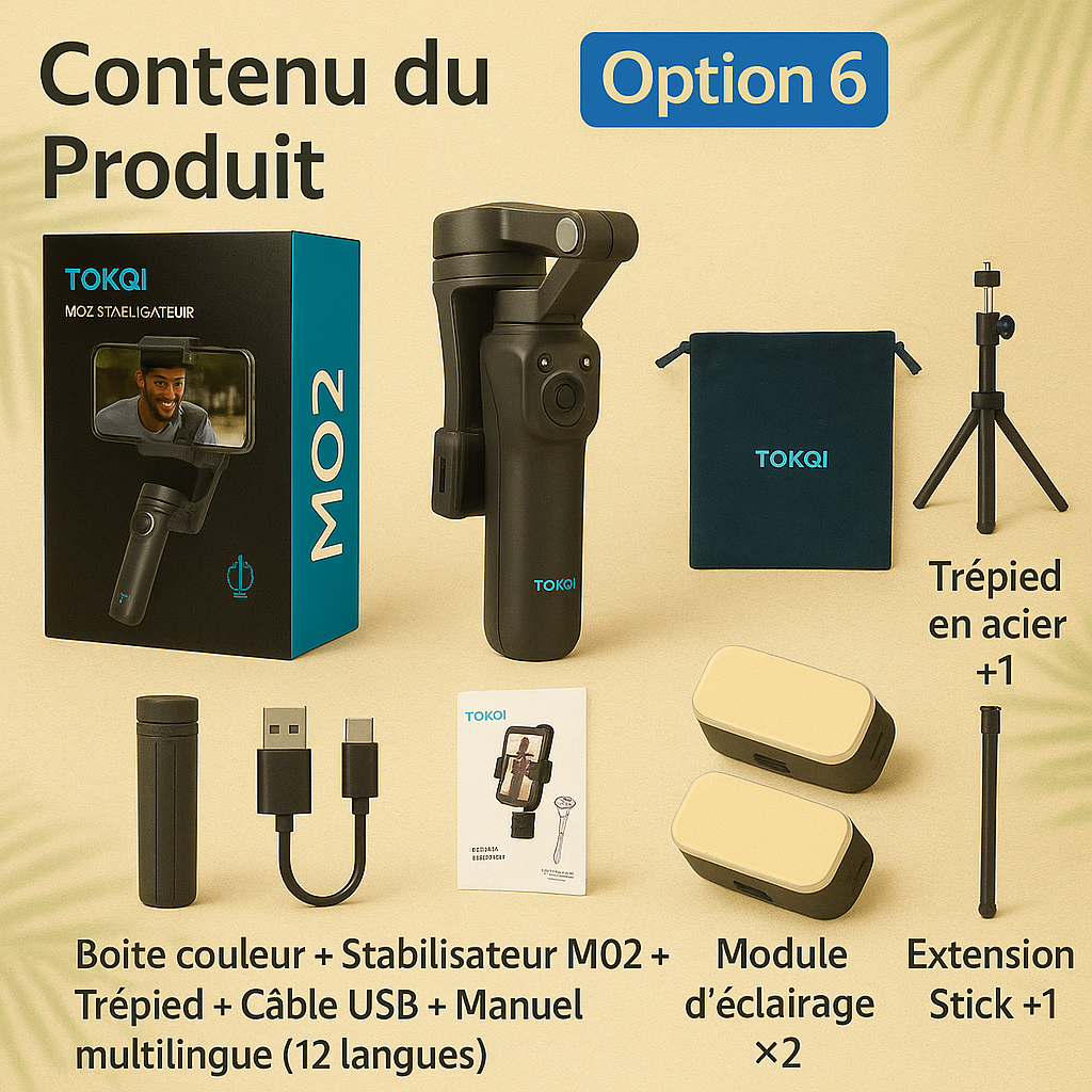 Stabilisateur de téléphone M02