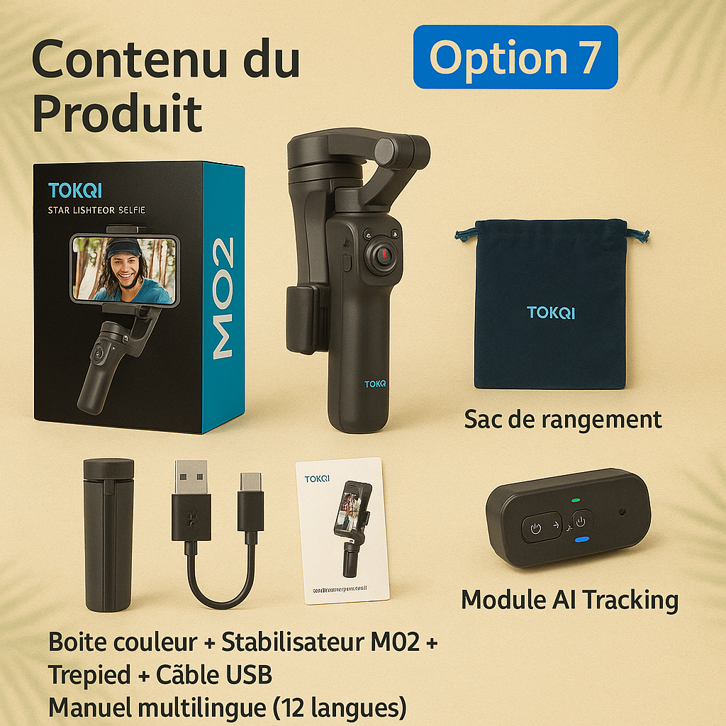 Stabilisateur de téléphone M02
