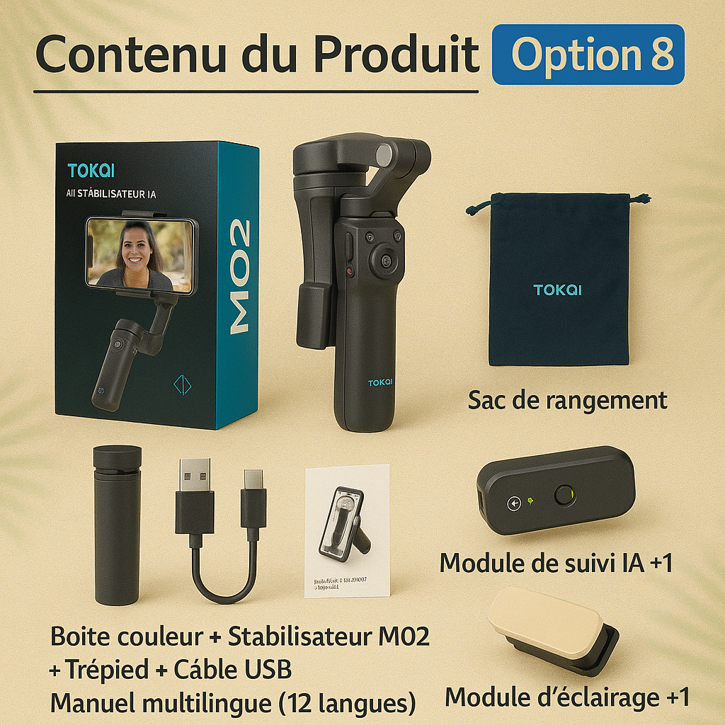 Stabilisateur de téléphone M02