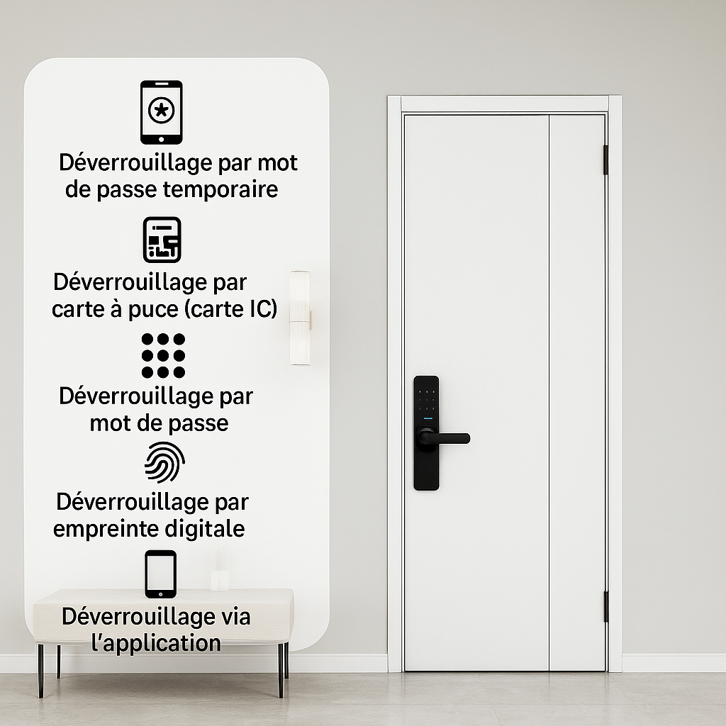 Poignée de porte intelligente