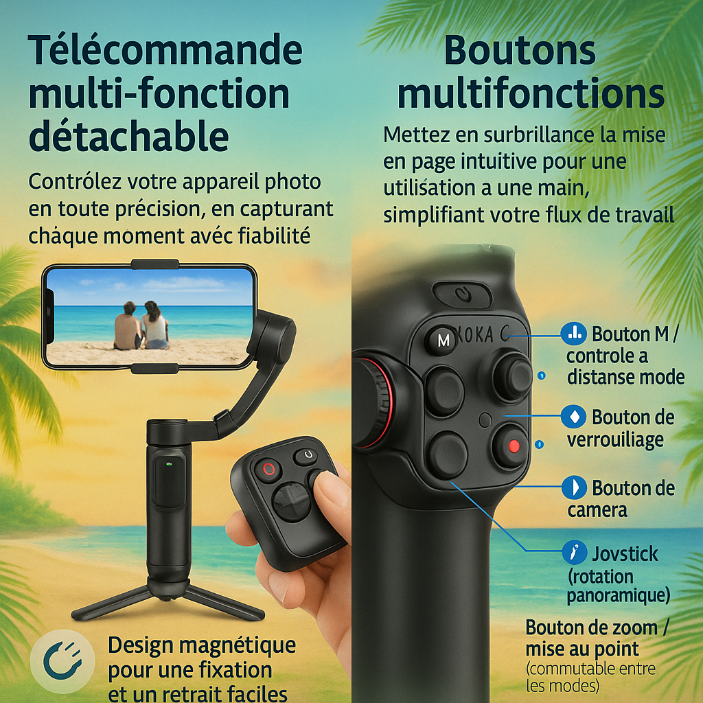 Stabilisateur de téléphone M02