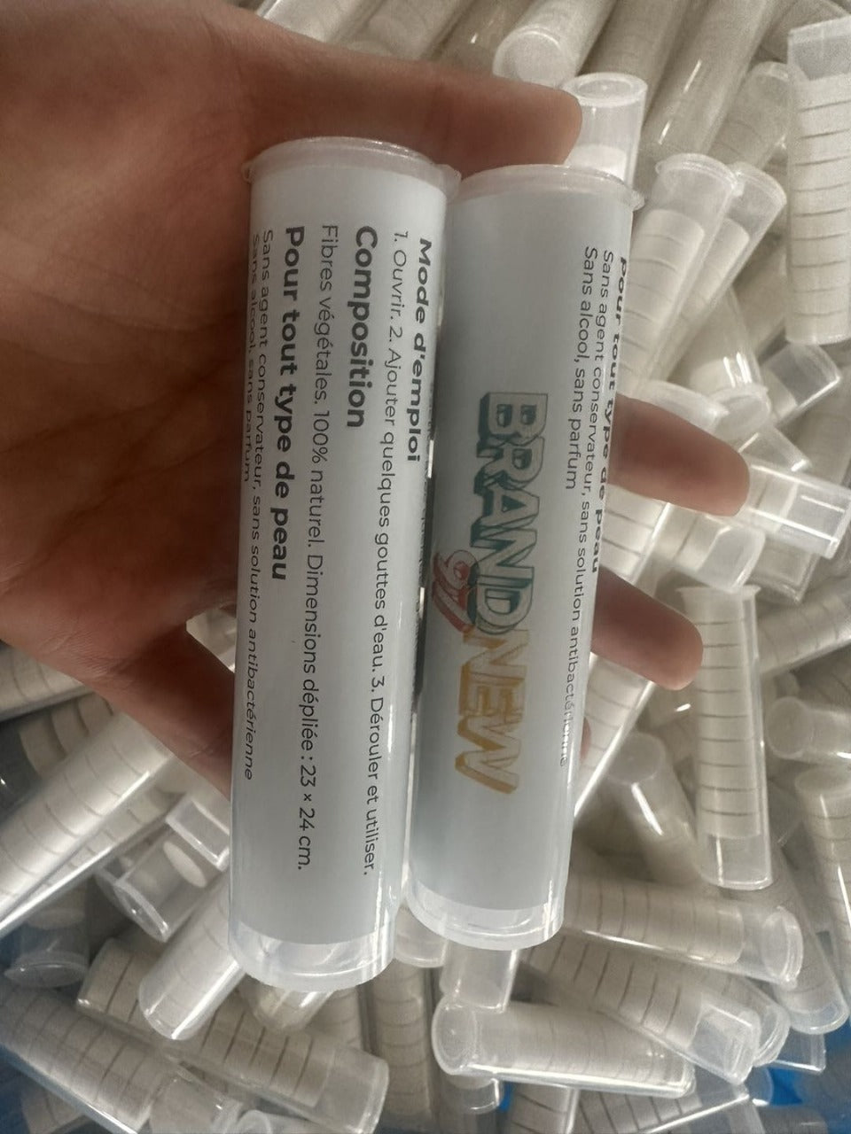 Lingettes compressées