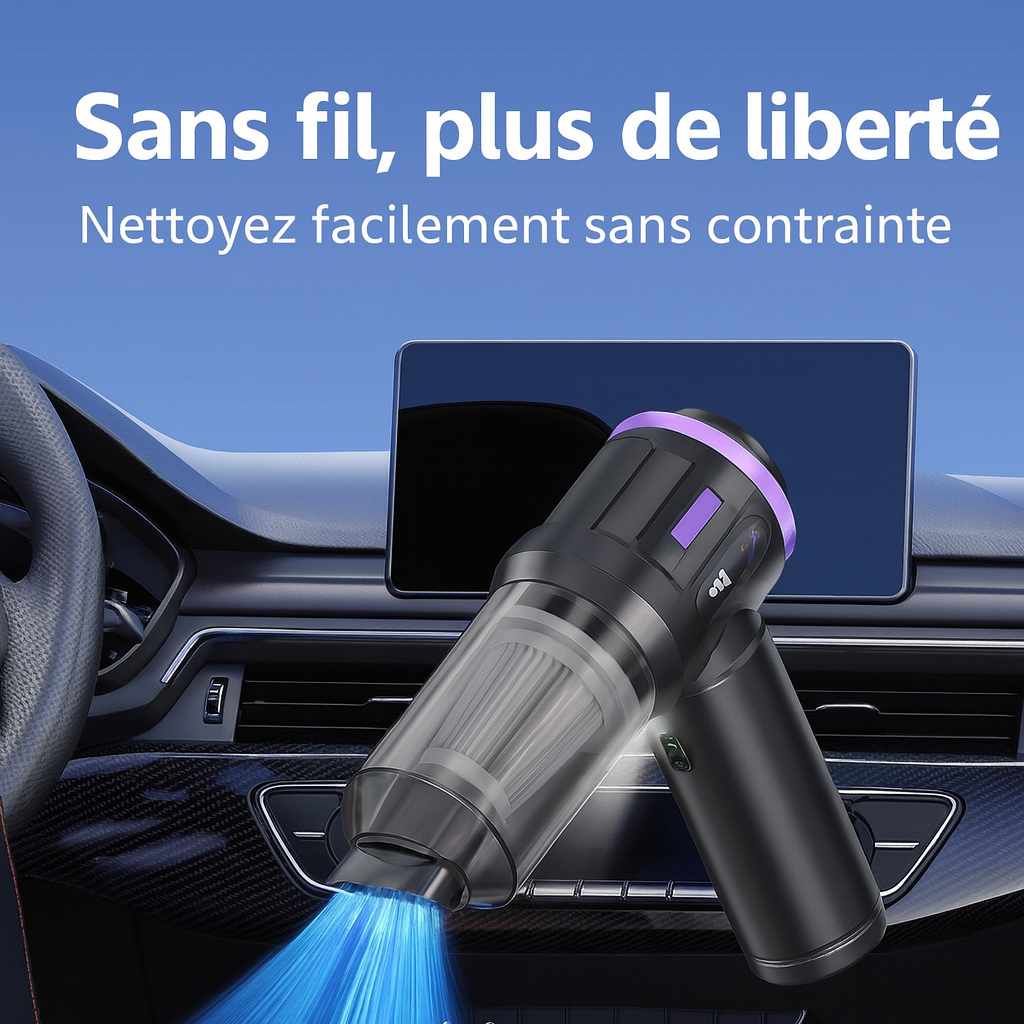 Aspirateur à main sans fil multifonction, soufflage + aspiration