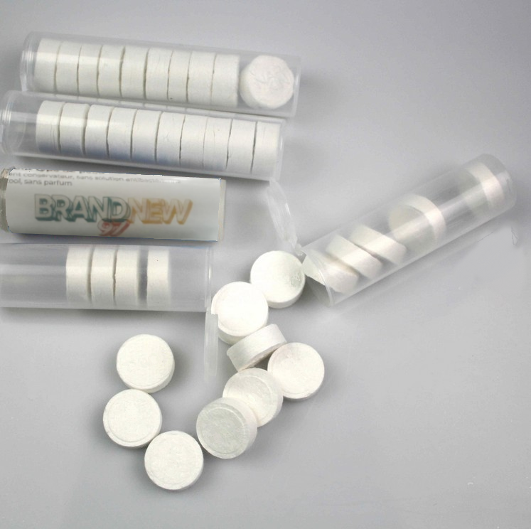 Lingettes compressées