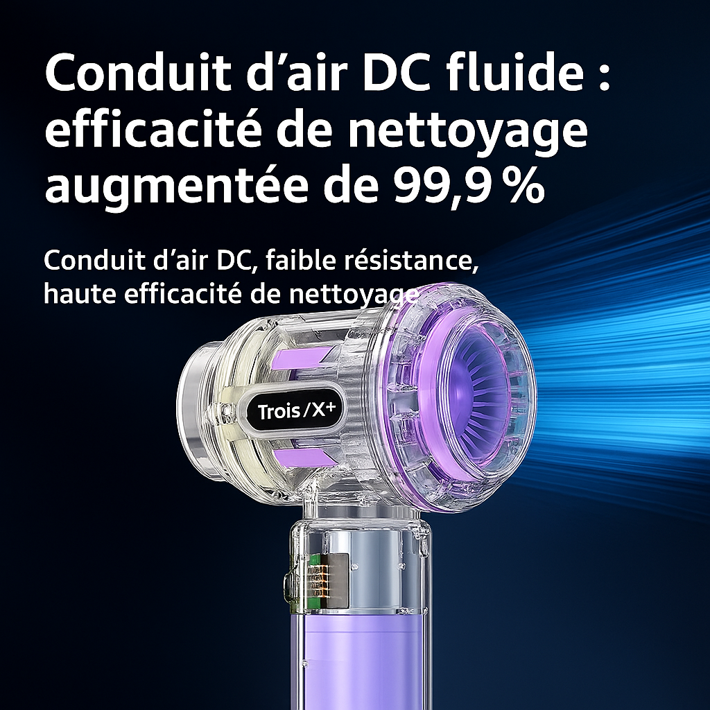 Aspirateur à main sans fil multifonction, soufflage + aspiration