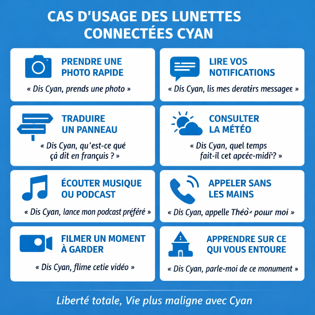 Lunettes connectées