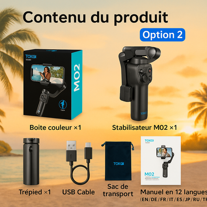 Stabilisateur de téléphone M02