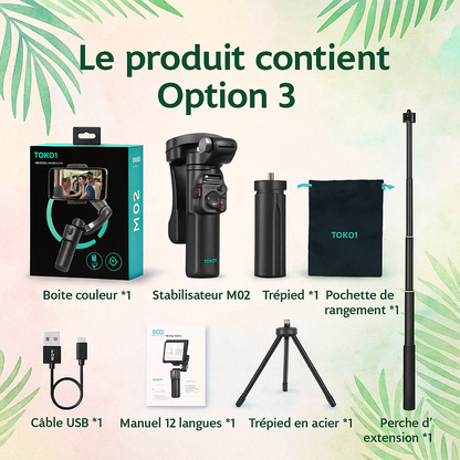 Stabilisateur de téléphone M02