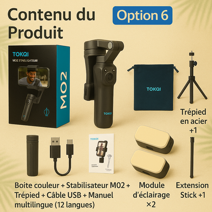 Stabilisateur de téléphone M02