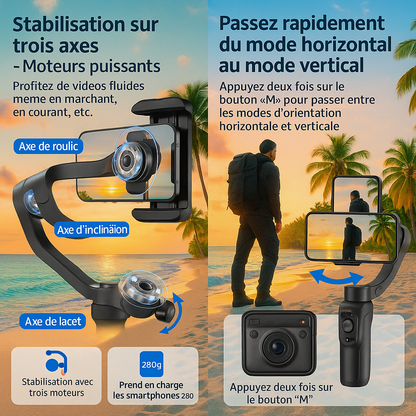Stabilisateur de téléphone M02