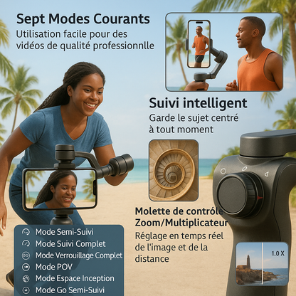 Stabilisateur de téléphone M02